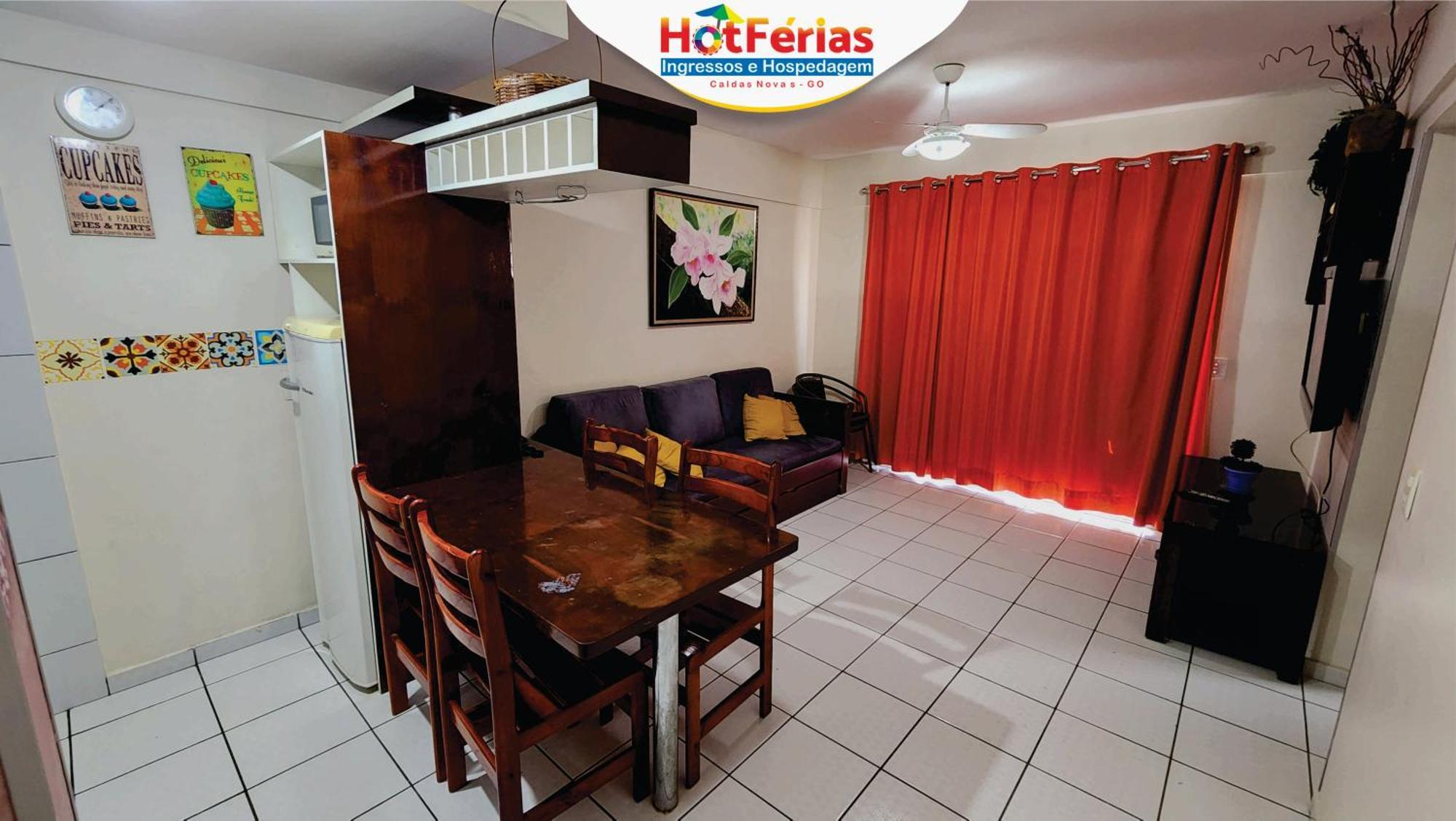 Flat Paradise, Piscinas Termais, Proximo Ao Centro - Hotferias كلدس نوفاس المظهر الخارجي الصورة