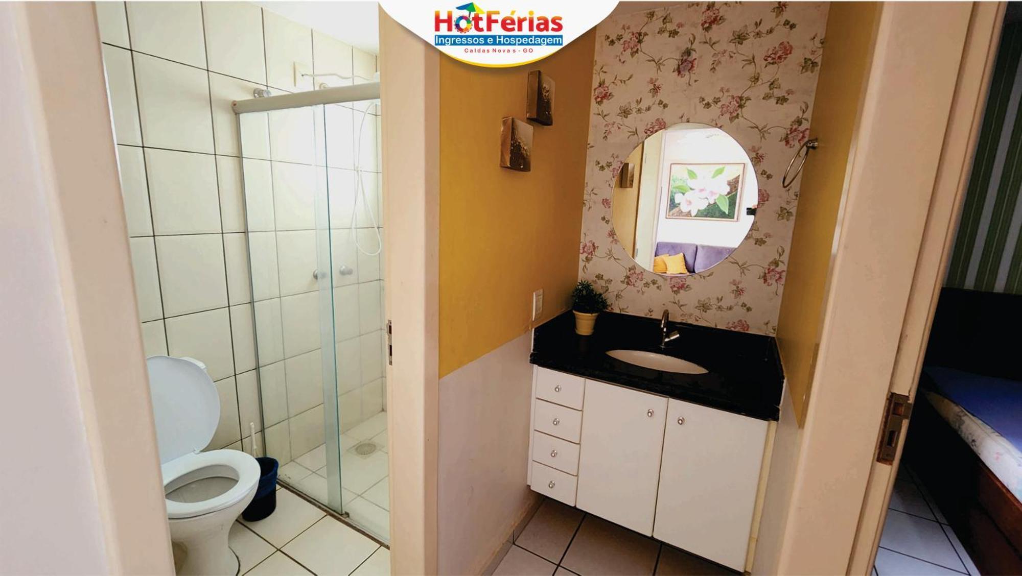 Flat Paradise, Piscinas Termais, Proximo Ao Centro - Hotferias كلدس نوفاس المظهر الخارجي الصورة