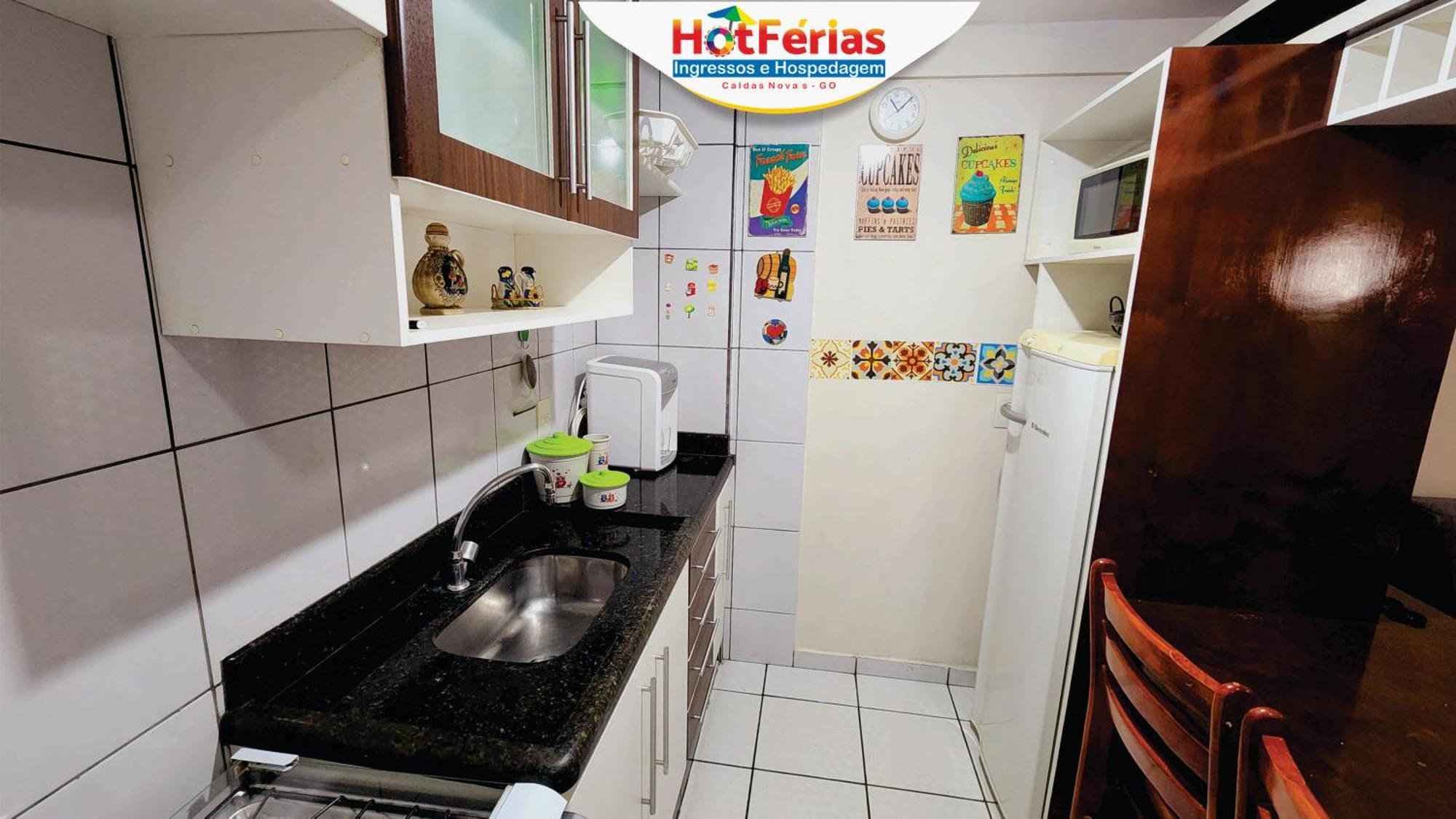 Flat Paradise, Piscinas Termais, Proximo Ao Centro - Hotferias كلدس نوفاس المظهر الخارجي الصورة