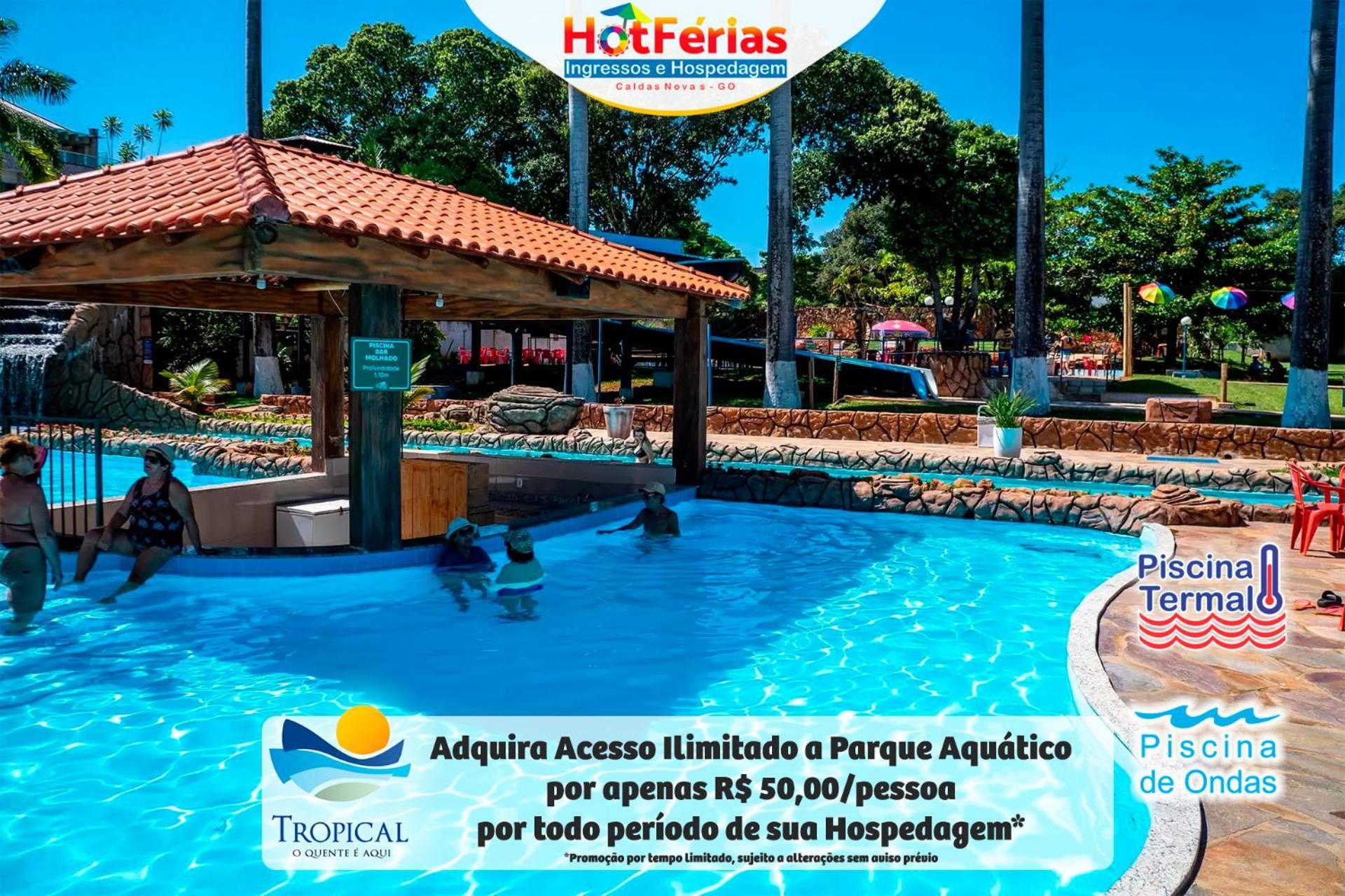 Flat Paradise, Piscinas Termais, Proximo Ao Centro - Hotferias كلدس نوفاس المظهر الخارجي الصورة